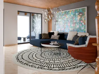 Modern Full House Interior 3D model