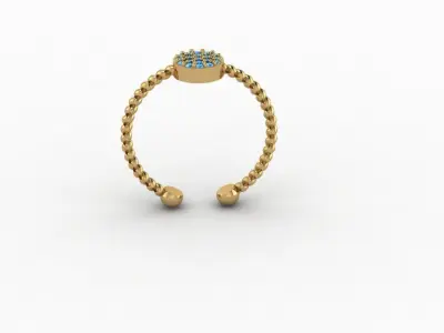 Ring - Gold - Silver 3D print model