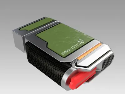 Star Trek Beyond Light-up cargo transponder 3D print model