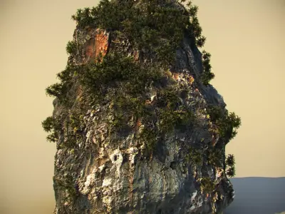 Thailand Rock 2 3D model