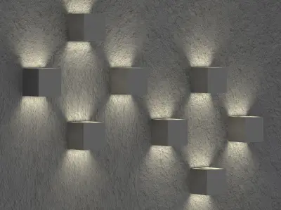 Wall spot lamp 3D model