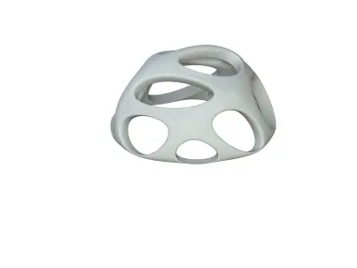 SciFi Cube Object No 54972 Low Poly Shape Low-poly 3D model