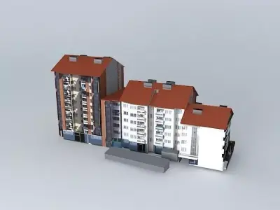 Zgradaške Buildings 3D model