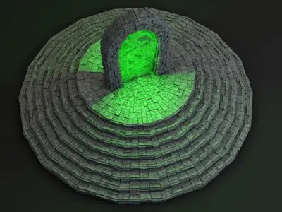 Sci Fi Shapes The Teleport 3D model