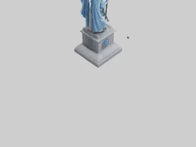 The Peacekeepers Duty statue model 3D model