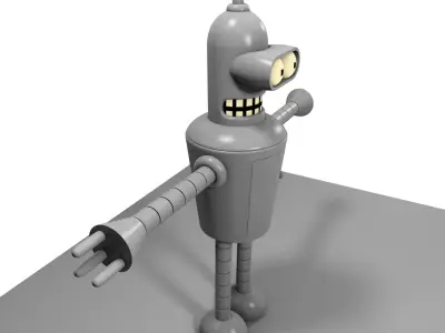 Character Bender Robot 3D model