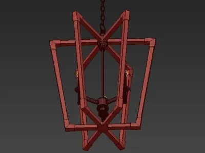 Bastian Chandelier Small 3D model