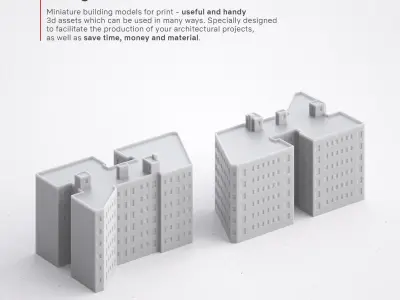 3D Print miniature building RB-US-NY-093 3D print model