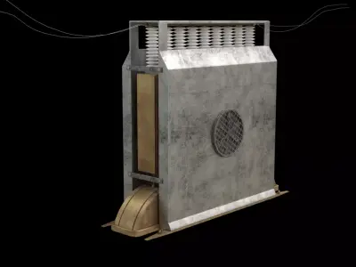 Sci-Fi Electrics generator 3D model 3D model