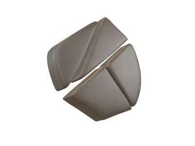 Klaytn Coin v2 001 Low-poly 3D model