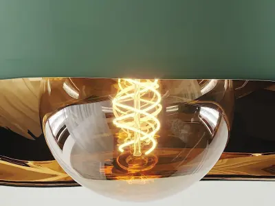 GILDED POPPY PENDANT from Shade of Light 3D model