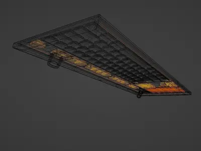 Wireless Keyboard - High-Quality 3D Model 3D model