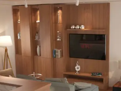 TV unit wood  3D model