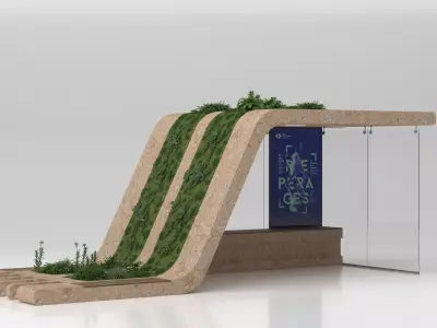 Busstop small 3D model