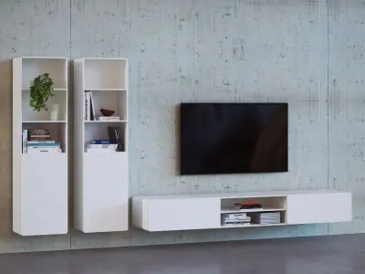 Loop A Media Storage Set 3D model