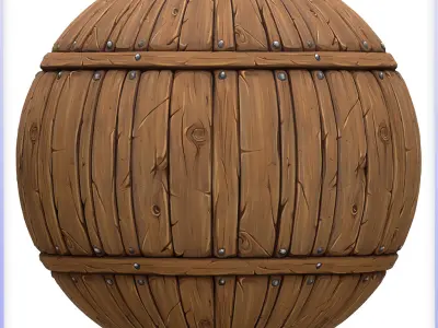 Stylized Wood Seamless Texture Texture 25