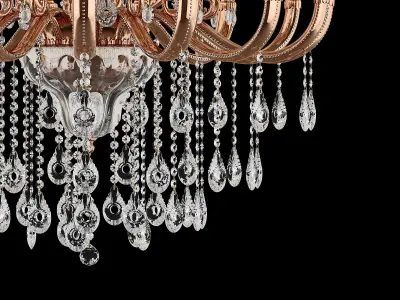 MD 6806-15-10-5 Osgona Chandelier 3D model