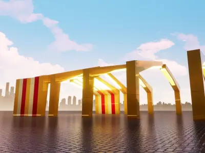 Sci Fi Gate 3D model