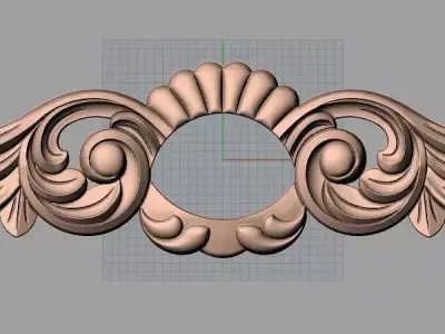 Artcam Aspire 3D relief models STL Files used for CNC E580 3D model