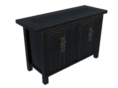 Commode 1 cabinet with two doors 3D model