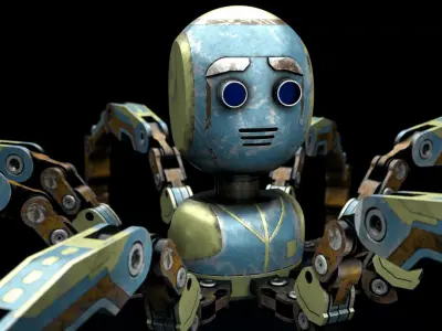 Mecha Robot Creature 3D model