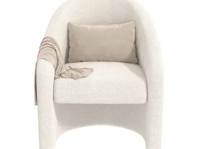 Four Hands Levi Dining Chair 3D model