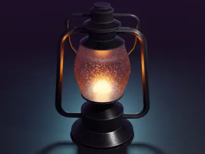 Lantern 3D model 13