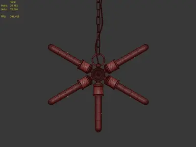 Hanging Lamp LOFT HOUSE P-121 3D model