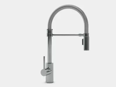 Single handle pull-down faucet for kitchen 3D model