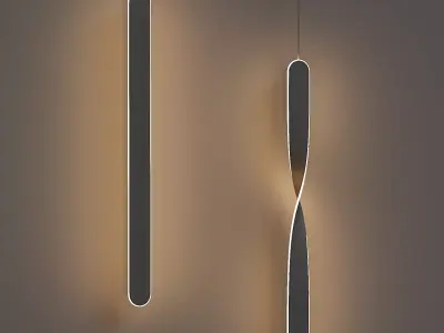 Stix pendant light 3D model