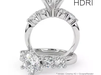 Jewelry HDRI Environment Map For Photorealistic Rendering Texture