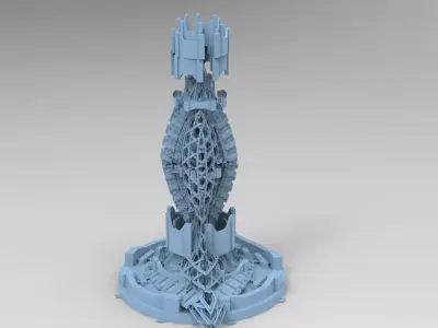 Dune Machine djinn tower 3D model