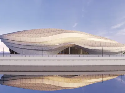 Futuristic building 48 3D model