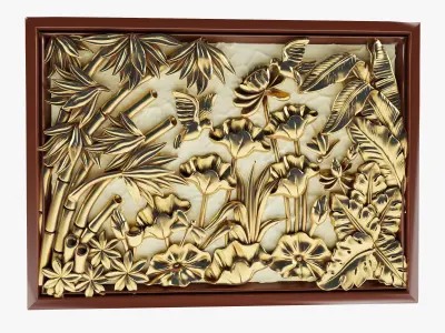 Carved decor 3D Model Pack