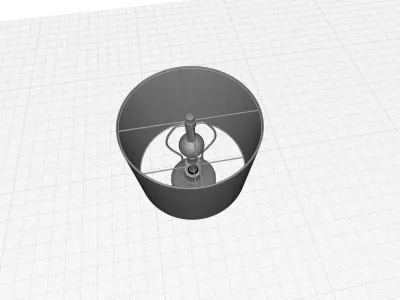 Leilani Ceramic Table Lamp 3D model