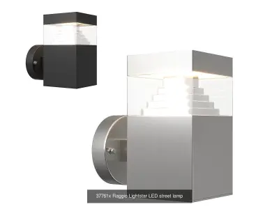 377 Raggio Lightstar Collection of street lamps 3D Model Pack