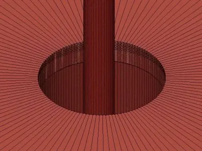 China wood pendant lapm 3D model