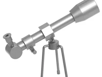 Classic Astronomical Telescope 3D print model