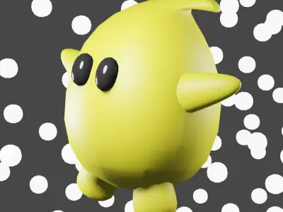 3D Star Low-poly 3D model