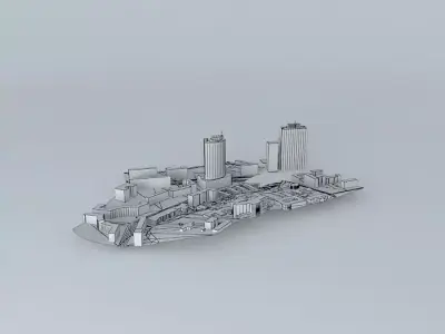 Mechnikova city 3D model