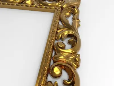carved frame  3D model
