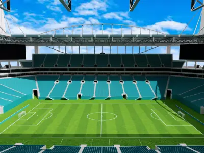 Hard Rock Stadium 3D 3D model
