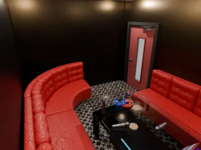 Karaoke room 3D model