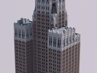 Baltimore Trust Building 3D print model