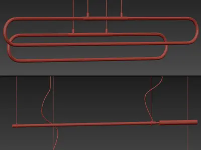 Calypso Linear Suspension Set 3D model