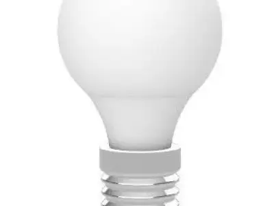 Round Led Lamp Free 3D print model