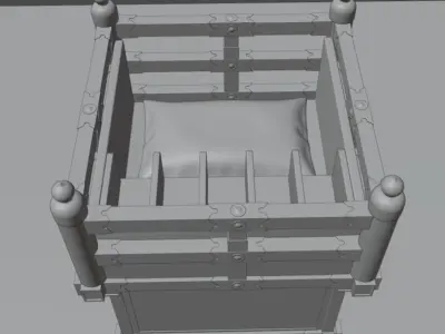 Podium from Spirited Away Free 3D model