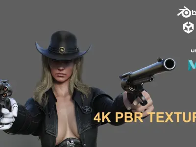 Alt Cunningham in 1872  - Game Ready Low-poly 3D model