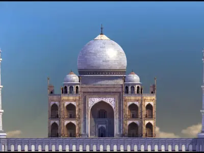 ThajMahal taj mahal Low-poly 3D model