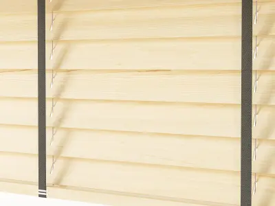 Wooden blinds Set 14 3D model